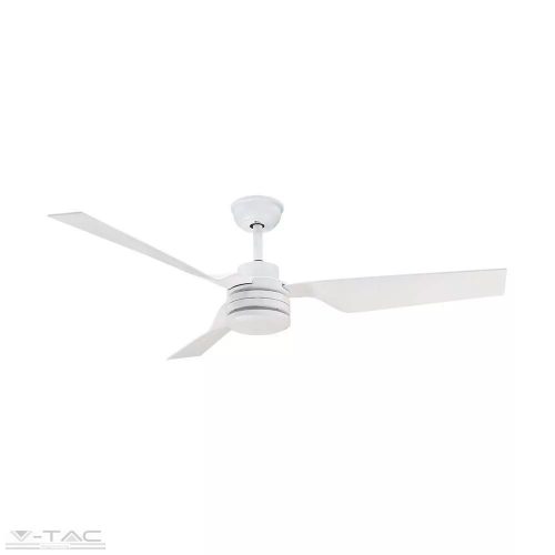 V-TAC-SKU2866 - 65W fehér ventilátor táviránytóval - 2866