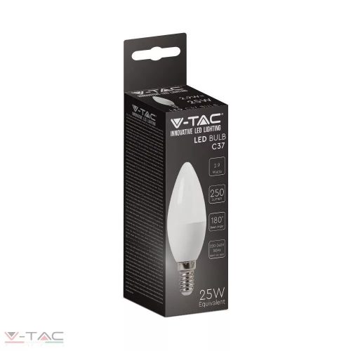 2.9W LED izzó  E14 gyertya 3000K - 2984 V-TAC