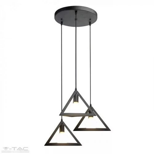 V-TAC-SKU3927 - Három foglalatú függő geometric háromszög csillár - 3927