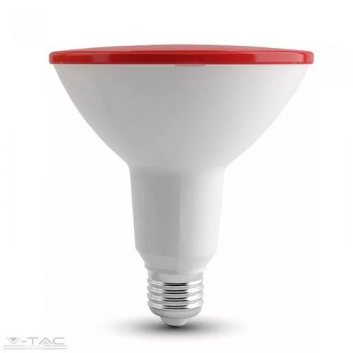 V-TAC-SKU4419 - LED izzó - 15W PAR38 E27 IP65 Piros - 4419