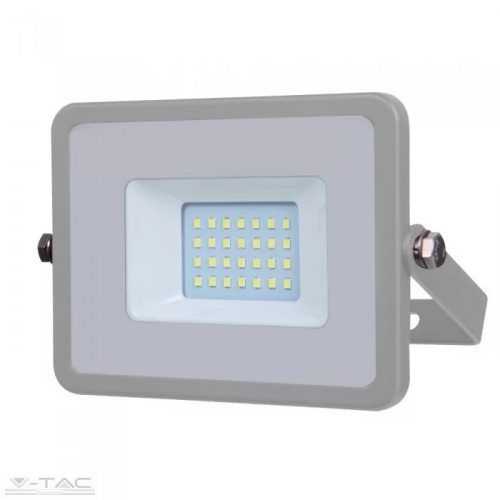 V-TAC-SKU446 - 20W LED reflektor Samsung chip szürke 4000K - PRO446