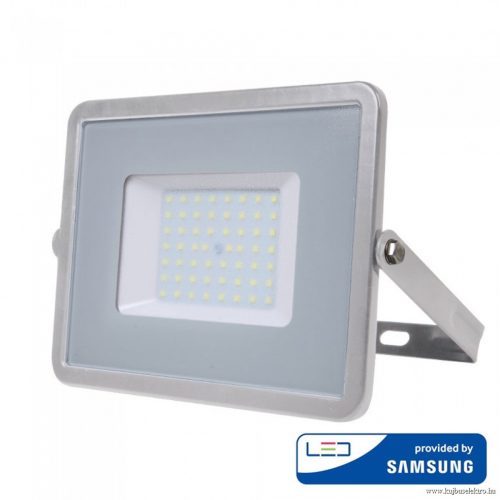 V-TAC-SKU463 - 50W LED reflektor Samsung chip szürke 3000K - PRO463