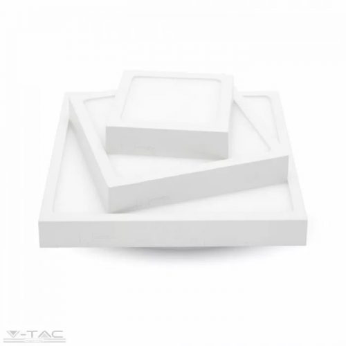 V-TAC-SKU4907 - 6W Felületre szerelhető négyszög LED Panel 3000K - 4907