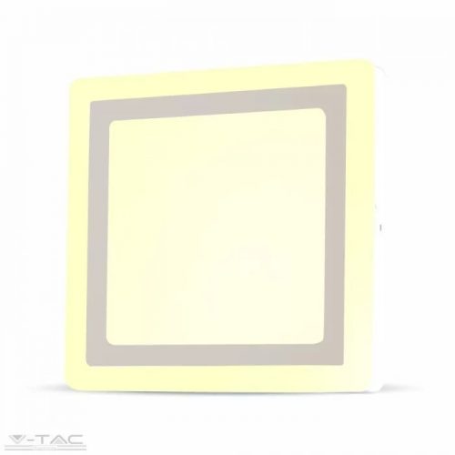 V-TAC-SKU4928 - 18W+3W Felületre szerelhető négyszög LED Panel 3000K - 4928