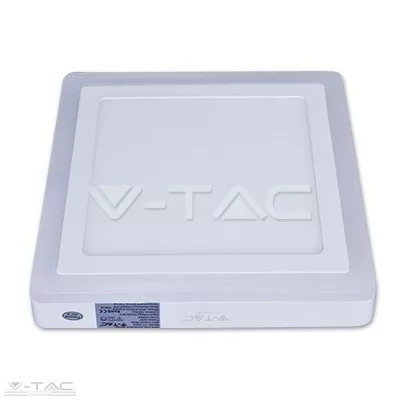 V-TAC-SKU4929 - 18W+3W Felületre szerelhető négyszög LED Panel 4000K - 4929