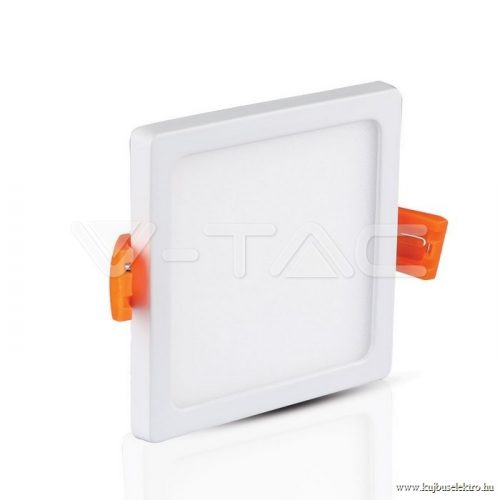 V-TAC-SKU4944 - 8W Négyszög Slim LED panel süllyeszthető 4000K - 4944