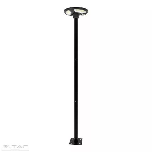 V-TAC-SKU5151 - 15W Napelemes LED kerti/utcai lámpa beépített szenzorral 6500K IP65 - 5151