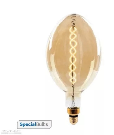 V-TAC-SKU7463 - Dimmelhető 8W Retro LED izzó E27 BF180 2000K - 7463