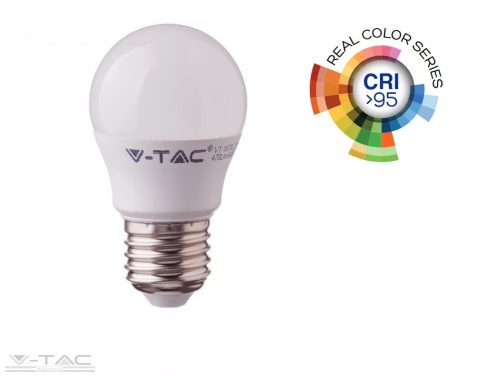 V-TAC-SKU7491 - 5,5W LED izzó CRI>95 E27 G45 2700K - 7491