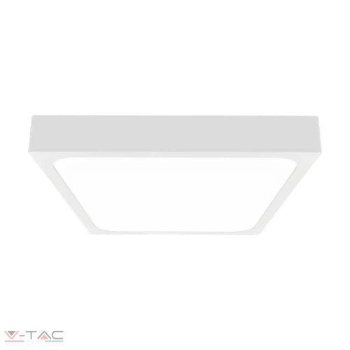 18W Fehér LED Mennyezeti lámpa négyszög 4000K IP44 - 7625 V-TAC