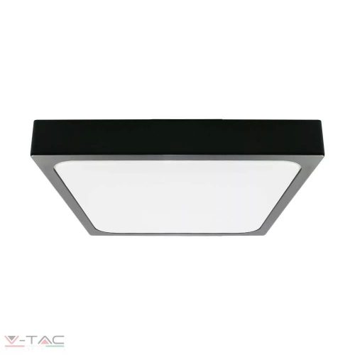 18W Fekete LED Mennyezeti lámpa négyszög 3000K IP44 - 7642 V-TAC