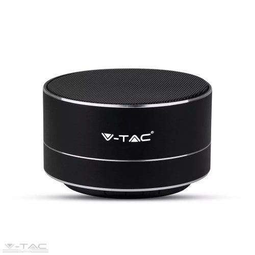 V-TAC-SKU7712 - Hordozható bluetooth hangszóró fekete 400mAh - 7712