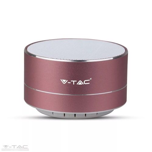 V-TAC-SKU7715 - Hordozható bluetooth hangszóró rózsaarany 400mAh - 7715