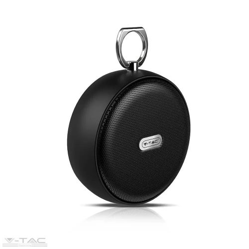 V-TAC-SKU7718 - Hordozható bluetooth hangszóró fekete 800mAh - 7718