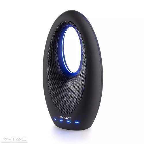 V-TAC-SKU7725 - Hordozható bluetooth hangszóró fekete 1200mAh - 7725