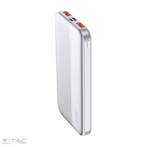 10000 mAh Power Bank fehér - 7832 V-TAC