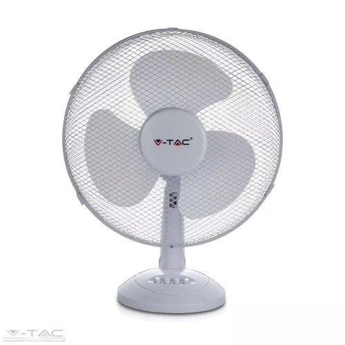 V-TAC-SKU7924 - Asztali ventilátor fehér - 7924