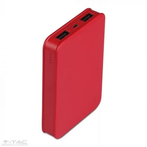 V-TAC-SKU8192 - Power bank piros 5000 mAh - 8192