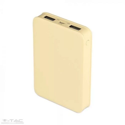 V-TAC-SKU8196 - Power bank sárga 5000 mAh - 8196