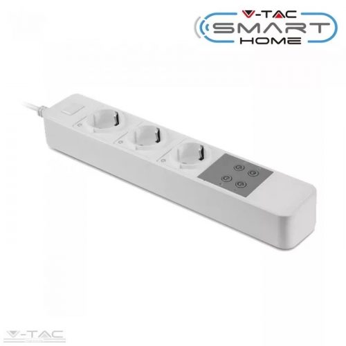 V-TAC-SKU8420 - Wifis smart elosztó fehér - 8420