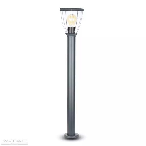 V-TAC-SKU8629 - Felfelé néző fekete álló kandeláber E27 foglalattal (80 cm) IP44 - 8629