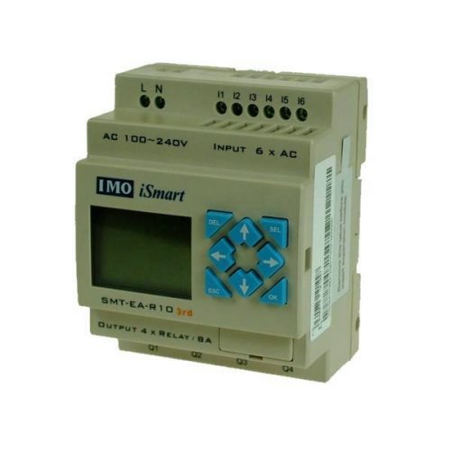 IMO - iSmart SMT-EA-R10-V3 - iSmart programozható relé, 110-240VAC, HMI, 6DI, LCD - HD Hungária - SMT-EA-R10-V3