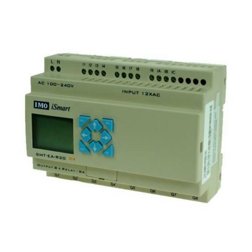 IMO - iSmart SMT-EA-R20-V3 - iSmart programozható relé, 110-240VAC, HMI, 12DI, LCD - HD Hungária - SMT-EA-R20-V3