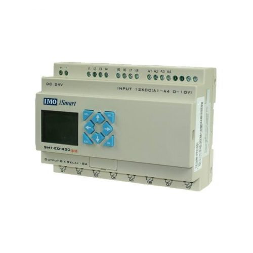 IMO - iSmart SMT-ED-R20-V3 - iSmart programozható relé, 24VDC, HMI, 12DI, LCD - HD Hungária - SMT-ED-R20-V3