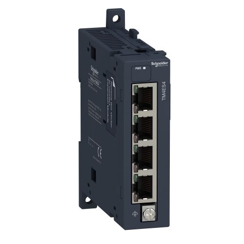 SCHNEIDER TM4ES4 - Modicon TM4 kommunikációs modul, Ethernet/IP Modbus TCP switch, 4xRJ45