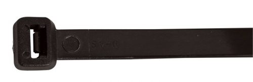 TRACON 251PR - Normál kábelkötegelő, fekete 250×4.8mm, D=3-68mm, PA6.6