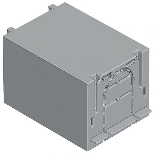 TRACON AA-KETO-00-1/66 - Érintésvédelmi burkolat alsó/felső kábelbevezetéshez 1P 00, 1P, L=66 mm