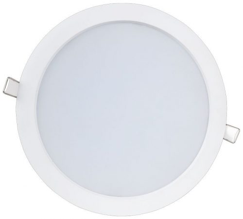 TRACON DLC12NW - Kompakt beépíthető LED mélysugárzó 230VAC, 12W, 4000K, 1050lm. IP20, EEI=F