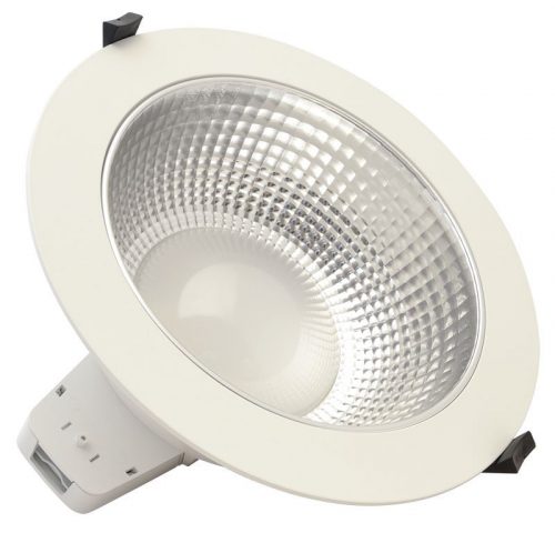 TRACON DLTRIO25W - LED mélysugárzó változtathatószínhőmérséklettel 230VAC,25W,2280/2650/2450lm,3000/4000/5700K,90°,IP54, EEI=F