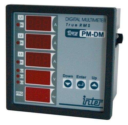 TRACON DTT-3 - Digitális többfunkciós táblaműszer relé kimenettel 96×96mm