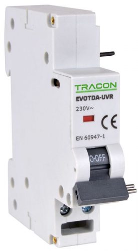 TRACON EVOTDA-UVR - Feszültségcsökkenési kioldó EVOTDA-hoz Un:230VAC, 50Hz, Udown:170VAC