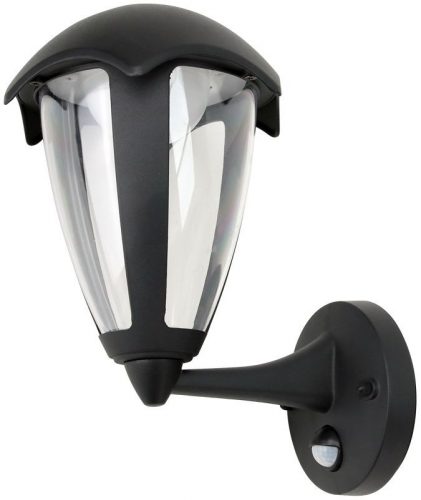 TRACON GARUM8W - LED kültéri fali lámpa mozg.érz.álló kar 230 VAC, 50 Hz, 8 W, 550 lm, 3000 K, IP54, EEI=G