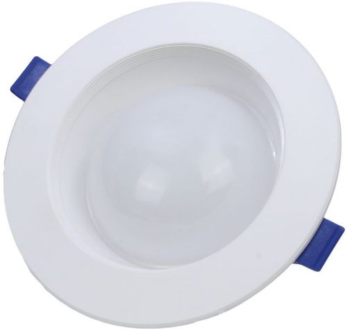 TRACON LED-DLGS-6NW - Kompakt beépíthető LED mélysugárzó 230 VAC, 6W, 480lm, D=130 mm, 4000 K, IP44, EEI=G