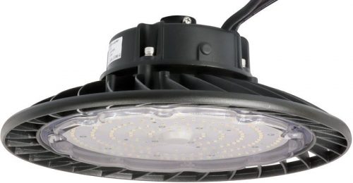 TRACON LHBC100W - LED csarnokvilágító, kültéri,UFO forma 230 VAC, 100 W, 15000 lm, 4500K, 30000 h, IP65, 1-10V, EEI=D