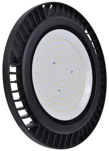 TRACON LHBE100W - LED csarnokvilágító, kültéri,UFO forma 220-240 VAC, 100 W, 8000 lm, 4500 K, 30000 h, IP65, EEI=G