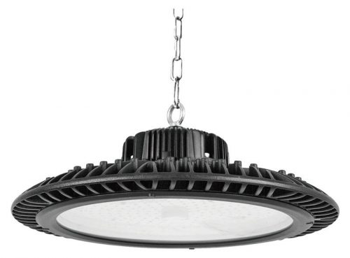 TRACON LHBU80W - LED csarnokvilágító, kültéri, UFO forma 90-265 VAC, 80 W, 9700 lm, 4500 K, 50000 h, IP65, EEI=E