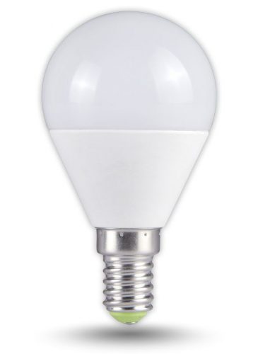 TRACON LMG455NW - Gömb búrájú LED fényforrás 230VAC, 5 W, 4000 K, E14, 380 lm, 200°, EEI=G