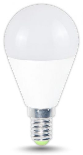 TRACON LMG458NW - Gömb burájú LED fényforrás 230 V, 50 Hz, E14, 8 W, 710 lm,200°, 4000 K, EEI=F