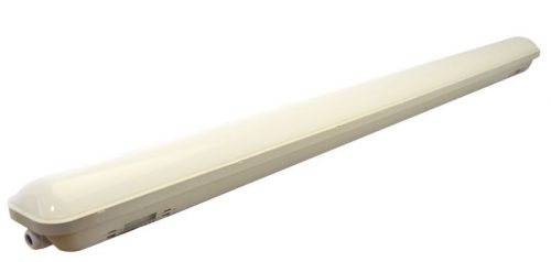 TRACON LV0612 - Védett LED ipari lámpatest 230VAC, 12W, 4000 K, 1000 lm, IP65, EEI=F