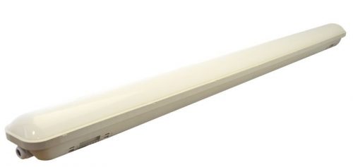 TRACON LV0618 - Védett LED ipari lámpatest 230VAC, 18W, 4000 K, 1500 lm, IP65, EEI=F