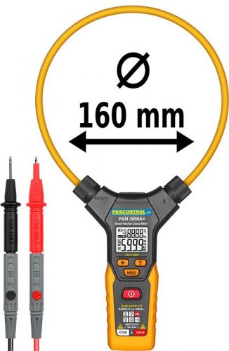 TRACON PAN3000A+ - Digitális lakatfogó True RMS ACV/DCV 600V , ACA 3000A, R, Hz, d=75mm