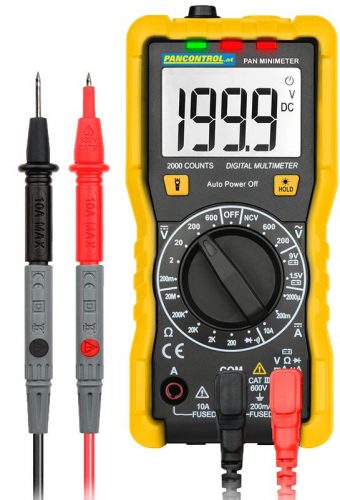 TRACON PANMINIMETER - Digitális multiméter DCV, ACV, DCA, OHM, dioda, NCV