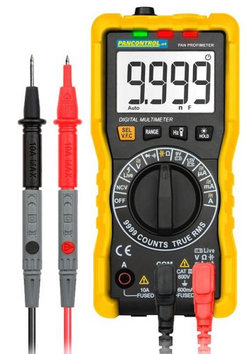 TRACON PANPROFIMETER - Digitális multiméter ACV, DCV, ACA, DCA, TRMS, Ohm, Hz, C, NCV