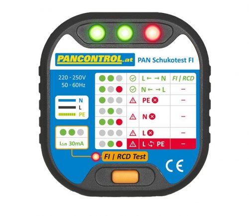 TRACON PANSCHUKOTESTFI - Dugaszoló aljzat teszter CATII-600V