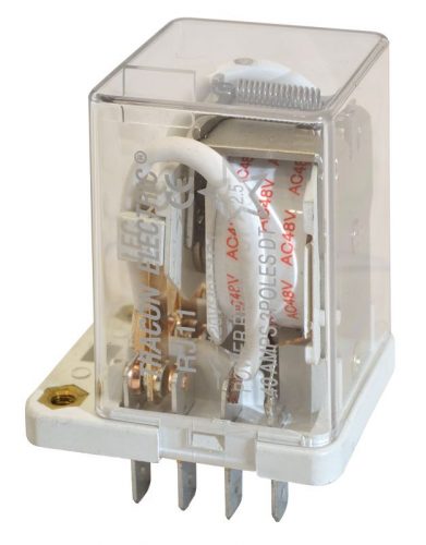 TRACON RJ11-110DC - Nagyteljesítményű relé 110V DC / 3×CO (30A, 230V AC / 28V DC)