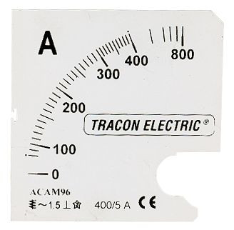 TRACON SCALE-45-DC-30 - Skálalap DCVMS-X/75 műszerhez 0 - 30 A